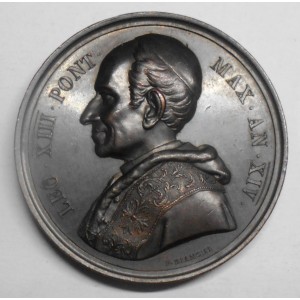 MEDAGLIA LEONE XIII ANNO...