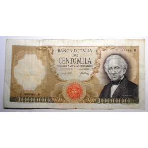 100.000 Lire MANZONI 1967