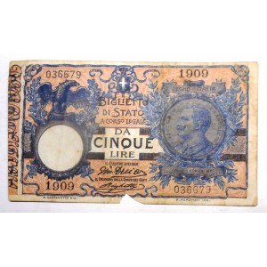 5 Lire 1915