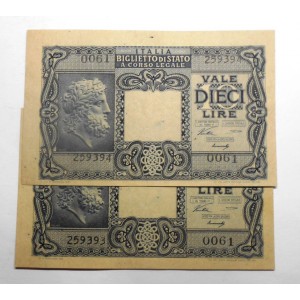 10 Lire 1944 Luogotenenza...