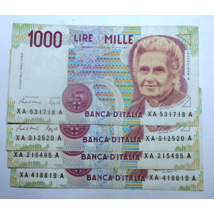 1000 Lire Montessori Serie...