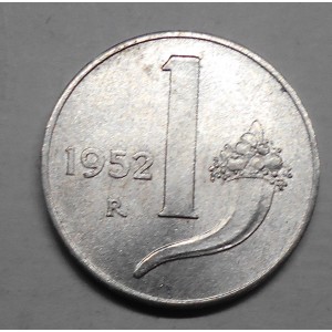 1 LIRA 1952