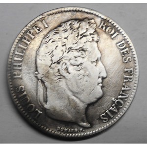 FRANCE 5 Francs 1837 A...