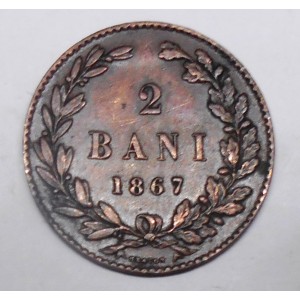 ROMANIA 2 Bani 1867