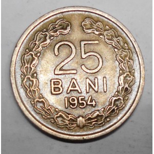 ROMANIA 25 Bani 1954