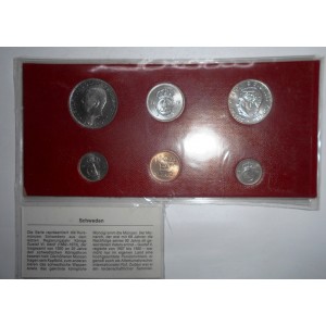 SWEDEN Set coins 1973