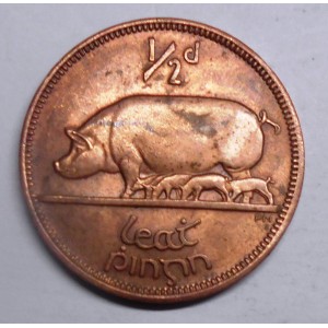 IRELAND 1/2 Penny 1942