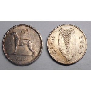 IRELAND 6 Pence 1969