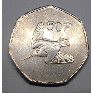 IRELAND 50 Pence 1996
