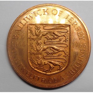 JERSEY 1/12 Shilling 1966...