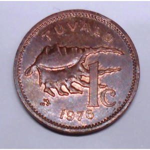 TUVALU 1 cent 1976 Lambis...