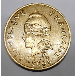 NEW CALEDONIA 100 Francs 2008