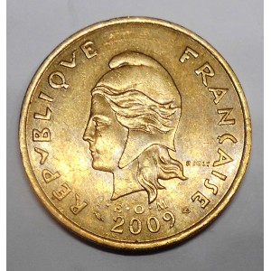 NEW CALEDONIA 100 Francs 2009