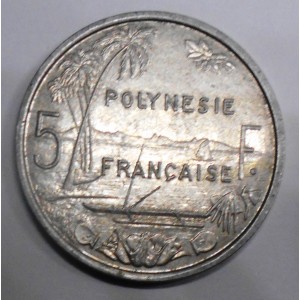 FRENCH POLYNESIA 5 Francs 1986