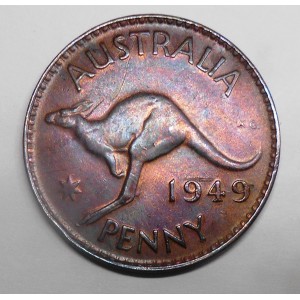 AUSTRALIA 1 Penny 1949