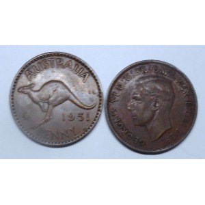 AUSTRALIA 1 Penny 1951 PL