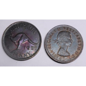 AUSTRALIA 1 Penny 1955 (p)
