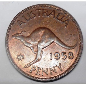 AUSTRALIA 1 Penny 1958 (m)