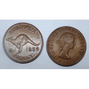AUSTRALIA 1 Penny 1959 (m)