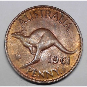 AUSTRALIA 1 Penny 1961 (p)