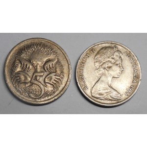 AUSTRALIA 5 Cents 1969