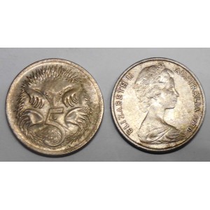 AUSTRALIA 5 Cents 1970