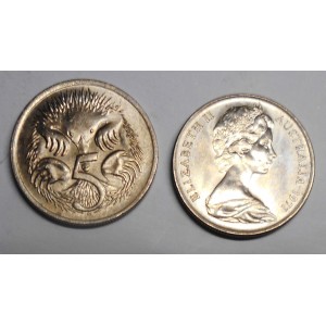 AUSTRALIA 5 Cents 1971