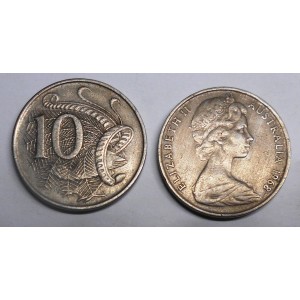AUSTRALIA 10 Cents 1968