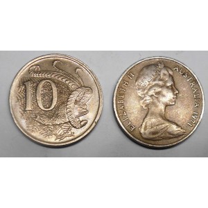AUSTRALIA 10 Cents 1971