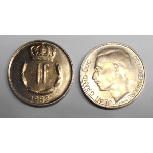 LUXEMBOURG 1 Franc 1982
