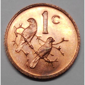 SOUTH AFRICA 1 Cent 1974