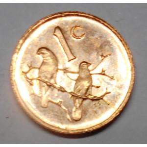 SOUTH AFRICA 1 Cent 1984 PROOF