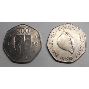 GHANA 200 Cedis 1998