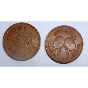 GHANA 1 Pesewa 1967