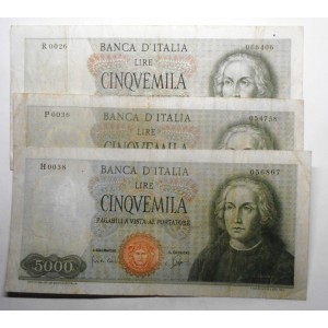 5000 Lire 1964 COLOMBO 1...