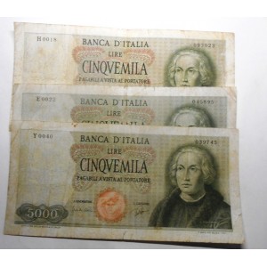 5000 Lire 1964 COLOMBO 1...