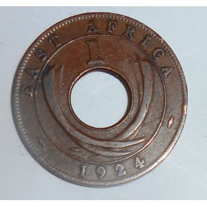 EAST AFRICA 1 Cent 1924 KN