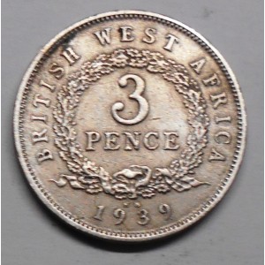 BRITISH WEST AFRICA 3 Pence...