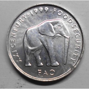 SOMALIA 5 Shillings 1999 FAO