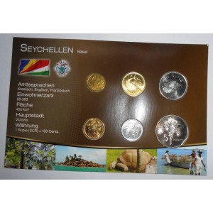 SEYCHELLES Set coins 2004/2007