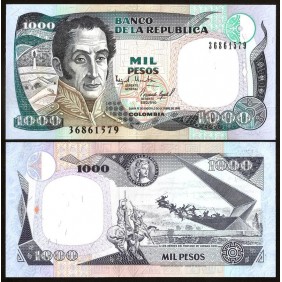 COLOMBIA 1000 Pesos 02.10.1995