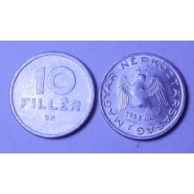 HUNGARY 10 Filler 1963