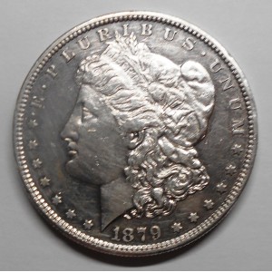 USA 1 Dollar 1879s Morgan AG