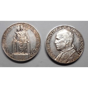 VATICANO PIO XII 10 Lire...