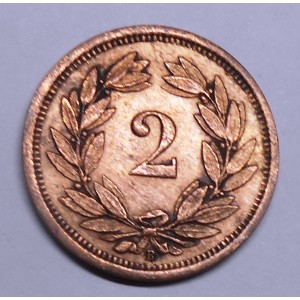SWITZERLAND 2 Rappen 1919