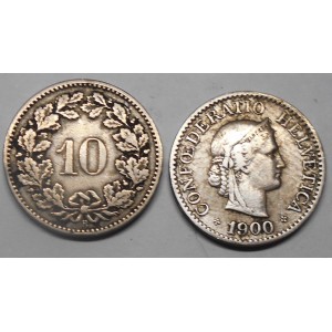 SWITZERLAND 10 Rappen 1900