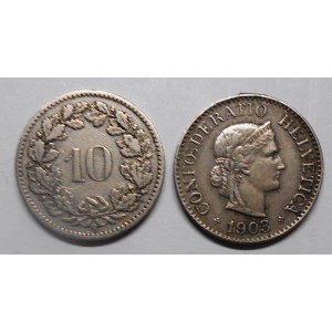 SWITZERLAND 10 Rappen 1903