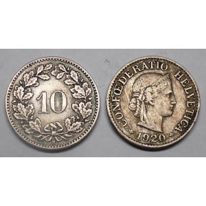 SWITZERLAND 10 Rappen 1920