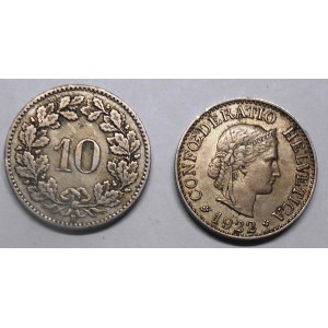 SWITZERLAND 10 Rappen 1922
