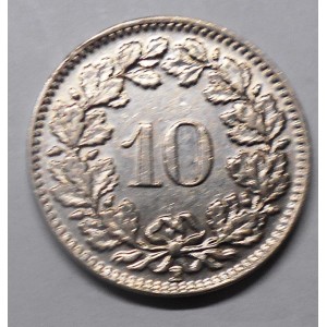 SWITZERLAND 10 Rappen 1939
